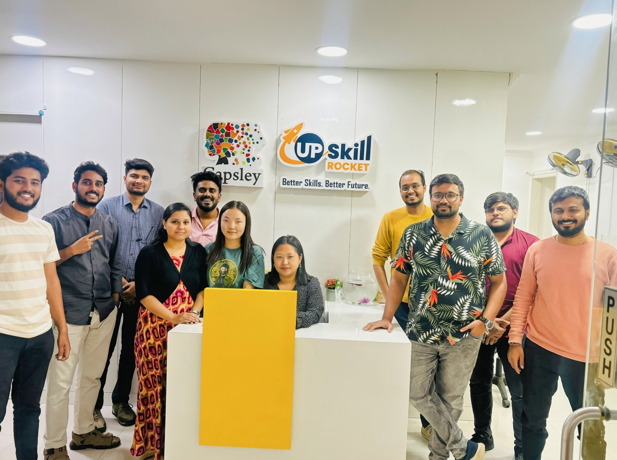The Capsley Business Developers team at their Bengaluru office