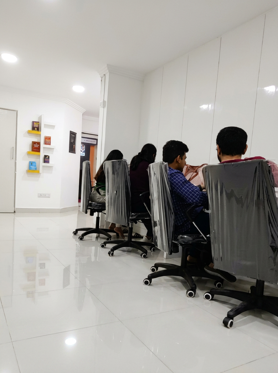 Capsley designers and developers working together at the Bengaluru studio